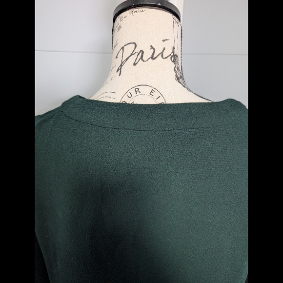 Mango Suit Forest Green Dress Size 8 - Picture 8 of 9